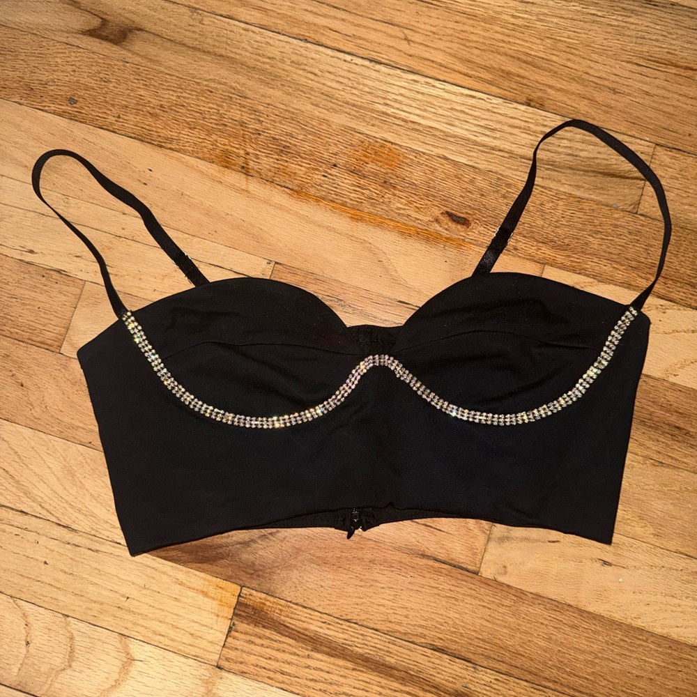 Elegant Black Women's Intimate Top